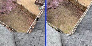 Gutter Cleaning Near me. Clear loose debris from Gutters and Downspouts.